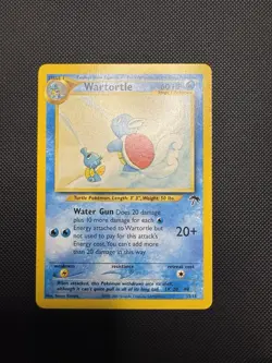 Pokemon TCG Wartortle Card 15/18 Southern Islands 2001 Non-Holo, Vintage NM - Image 1