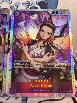 One Piece Card Game Nico Robin ST26 & OP12 - Image 3