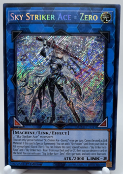 Yu-Gi-Oh! TCG Sky Striker Ace Zero 1st Edition Secret Rare Card DUAD-EN049 - Image 1