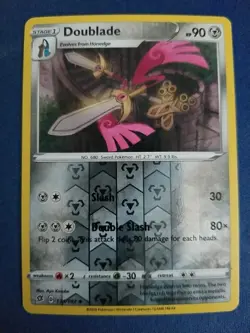 Doublade 134/192 Rebel Clash Reverse Holo Pokemon Card - Image 1