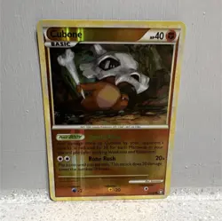 Pokemon Cubone Triumphant Reverse Holo Basic Card 60/102 HP 40 Common English - Image 1