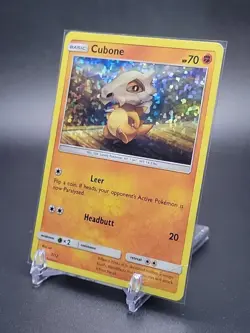 Cubone 7/12 McDonald's 2018 Set Holo Pokemon Card English HP - Image 2