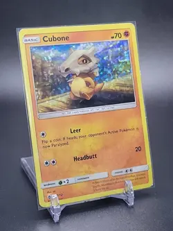 Cubone 7/12 McDonald's 2018 Set Holo Pokemon Card English HP - Image 3