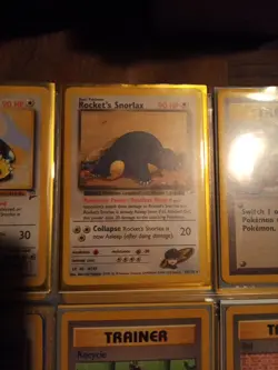 Pokemon TCG - Rocket's Snorlax 033/132 Gym Heroes Rare Card - Image 2