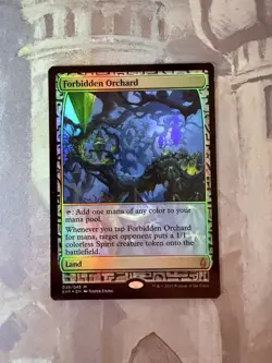 1x - Forbidden Orchard - Zendikar Expeditions - Foil - NM - Image 1