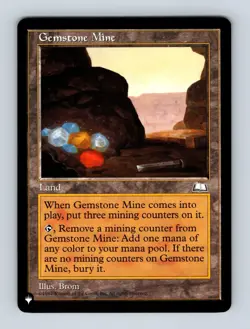 Gemstone Mine (WTH) The List Reprints Non-Foil MTG NM - Image 1