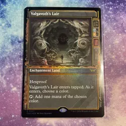 Valgavoth's Lair (Showcase) ​ - (Near Mint Foil) Duskmourn: House of Horror - Image 1