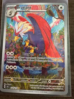 Braviary 214/191 - Surging Sparks Holo Illustration Rare- Pokemon TCG- Near Mint - Image 1