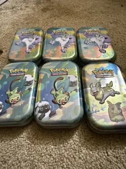 Pokemon TCG Galar Pals Mini Tins NEW Lot of 6 - Image 1