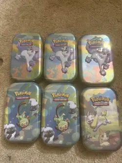 Pokemon TCG Galar Pals Mini Tins NEW Lot of 6 - Image 3