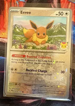 Eevee - 074/131 (Pokemon Day 2025) (Reverse Cosmos Holo) Promo - Image 1