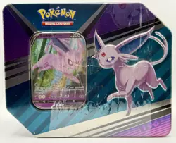 Pokemon TCG V Heroes Tin Espeon V Promo New Factory Sealed 2022 - Image 1