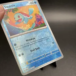 Squirtle Costco Cosmos Promo 151 Reverse Holo Pokemon TCG 007/165 Scarlet Violet - Image 2
