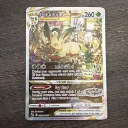 Pokemon TCG Leafeon VSTAR GG35/GG70 Crown Zenith Ultra Rare NM/M Condition - Image 1