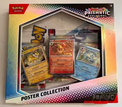 Pokemon TCG Scarlet & Violet Prismatic Evolutions Poster Collection Box SEALED - Image 1