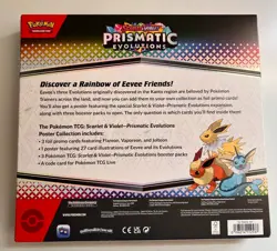Pokemon TCG Scarlet & Violet Prismatic Evolutions Poster Collection Box SEALED - Image 2
