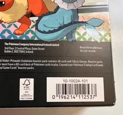 Pokemon TCG Scarlet & Violet Prismatic Evolutions Poster Collection Box SEALED - Image 3