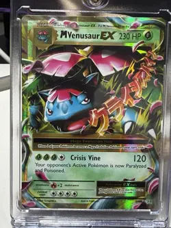 2014 Pokemon XY Mega Venusaur EX PSA Graded Card EX - Image 1