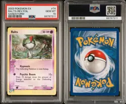 Pokemon Ralts Sandstorm Reverse Holo #74/100! PSA 10 Gem Mint ⭐Pop 3⭐ - Image 3