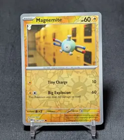 Magnemite Common Reverse Holo Lightning Scarlet & Violet 151 Pokemon TCG 081/165 - Image 1