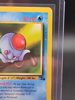 Tentacool 56/62 Pokemon Fossil 1st Edition Common NM 1999 - Image 4