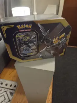 Tag Team Tin Pikachu & Zekrom GX Sealed Pokemon Tin - Image 1