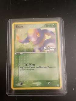 Ekans Reverse Holo 55/109 ex Team Rocket Returns 2004 Pokemon - Image 1