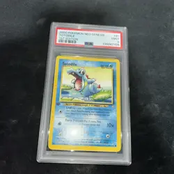 2000 POKEMON NEO GENESIS 1ST ED #81 TOTODILE PSA 9 - Image 3
