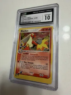 Pokemon Blaziken EX Ruby & Sapphire 3/109 Holo Rare CGC Gem Mint 10 2003 - Image 1