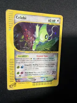 Pokemon Skyridge Celebi Crystal Holo 145/144 – Vintage WOTC - Image 1