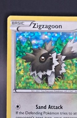 Zigzagoon 11/12 - McDonald's 2015 Promo - Confetti Holo - Pokemon TCG - NM/LP - Image 4