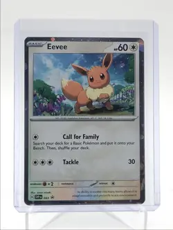 EEVEE 2023 POKEMON SCARLET & VIOLET BLACK STAR PROMOS #043 Q5542 - Image 1
