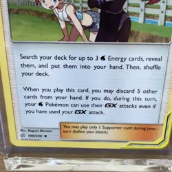 Pokemon Misty & Lorelei SM-Cosmic Eclipse 199/236 Uncommon Trainer TAG TEAM - Image 2