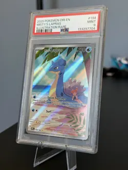 2025 POKEMON #194 MISTY'S LAPRAS | ILLUSTRATION RARE | PSA 9 - Image 1