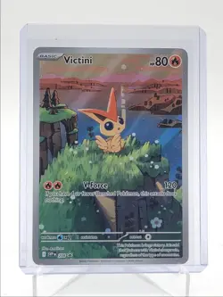 VICTINI 2025 POKEMON SCARLET & VIOLET BLACK STAR PROMOS G #208 Q5542 - Image 1