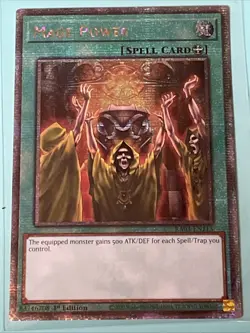 Yugioh! 1x Mage Power RA03-EN113 Quarter Century Rare 1st Ed NM Free Shipping - Image 1