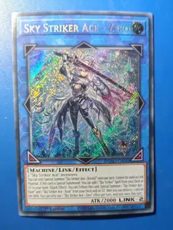 Near Mint Yugioh Sky Striker Ace = Zero 1st Edition Secret Rare - Image 1
