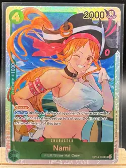 Nami OP14-031 SR The Azure Sea's Seven One Piece English NM - Image 1