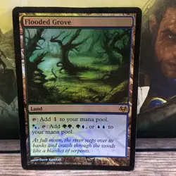 Flooded Grove 177 Eventide FOIL MTG TCG CARD LP - Image 1