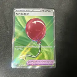 Pokemon TCG Air Balloon Full Art Ultra Rare Card 166/132 Mega Evolution - Image 1