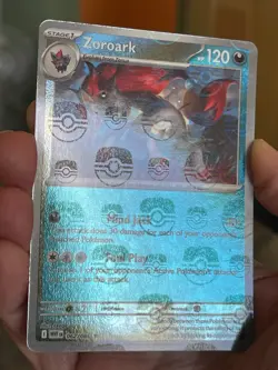 POKEMON ZOROARK 062/086 RARE HOLOFOIL MASTER BALL WHITE FLARE NM CARD - Image 2