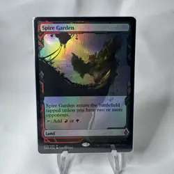 Spire Garden Zendikar Rising Expeditions Foil Magic Land Card NM Condition - Image 1