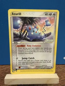 Pokemon TCG Azurill Sandstorm Card 31/100 Uncommon LP Non-Holo 2002 - Image 1