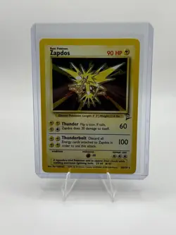 Zapdos Base Set 2 Holo Rare No. 20/130 Pokemon Card - 2000 - Image 1