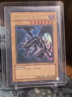 Yu-Gi-Oh! TCG Red-Eyes Black Dragon Holo Rare Card SDJ-001 - Image 1