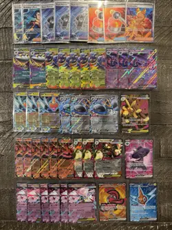 Pokemon Mega Evolution Phantasmal Flames 42 Card EX Lot - Image 1
