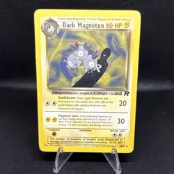 Pokemon TCG Dark Magneton Team Rocket 28/82 Vintage WOTC Non Holo Rare Card - Image 1