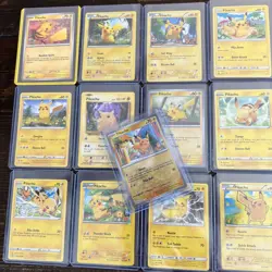 Pikachu Card Lot ~ 13 Different Pokeman Cards ~ Catch’em all In One Spot - Image 1