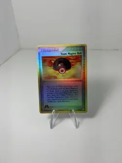 LP-NM Pokemon Team Magma Ball Reverse Holo Card 80/95 Team Magma vs Team Aqua - Image 1