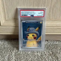Pikachu with Gray Felt Hat SVP 085 Van Gogh Promo 2023 PSA 10 Gem Mint Card - Image 2
